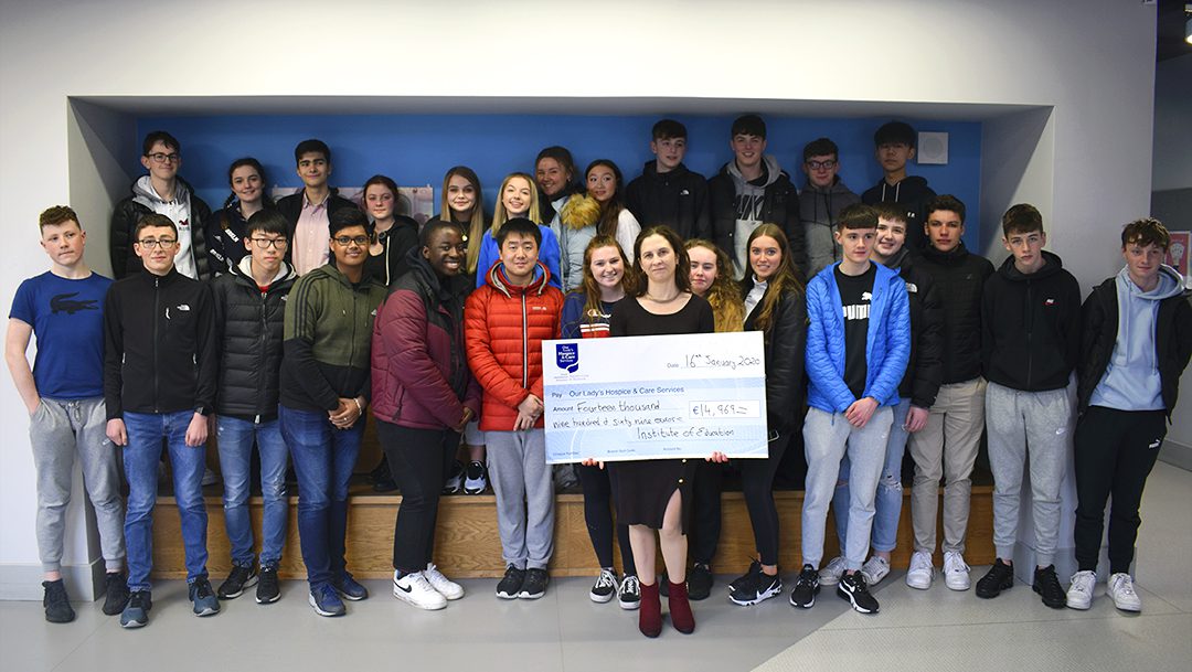 donation to Our Lady's Hospice 2020