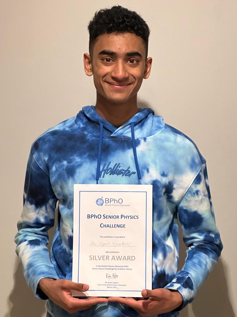 Hari Vignesh Vijayakumar British Physics Olympiad