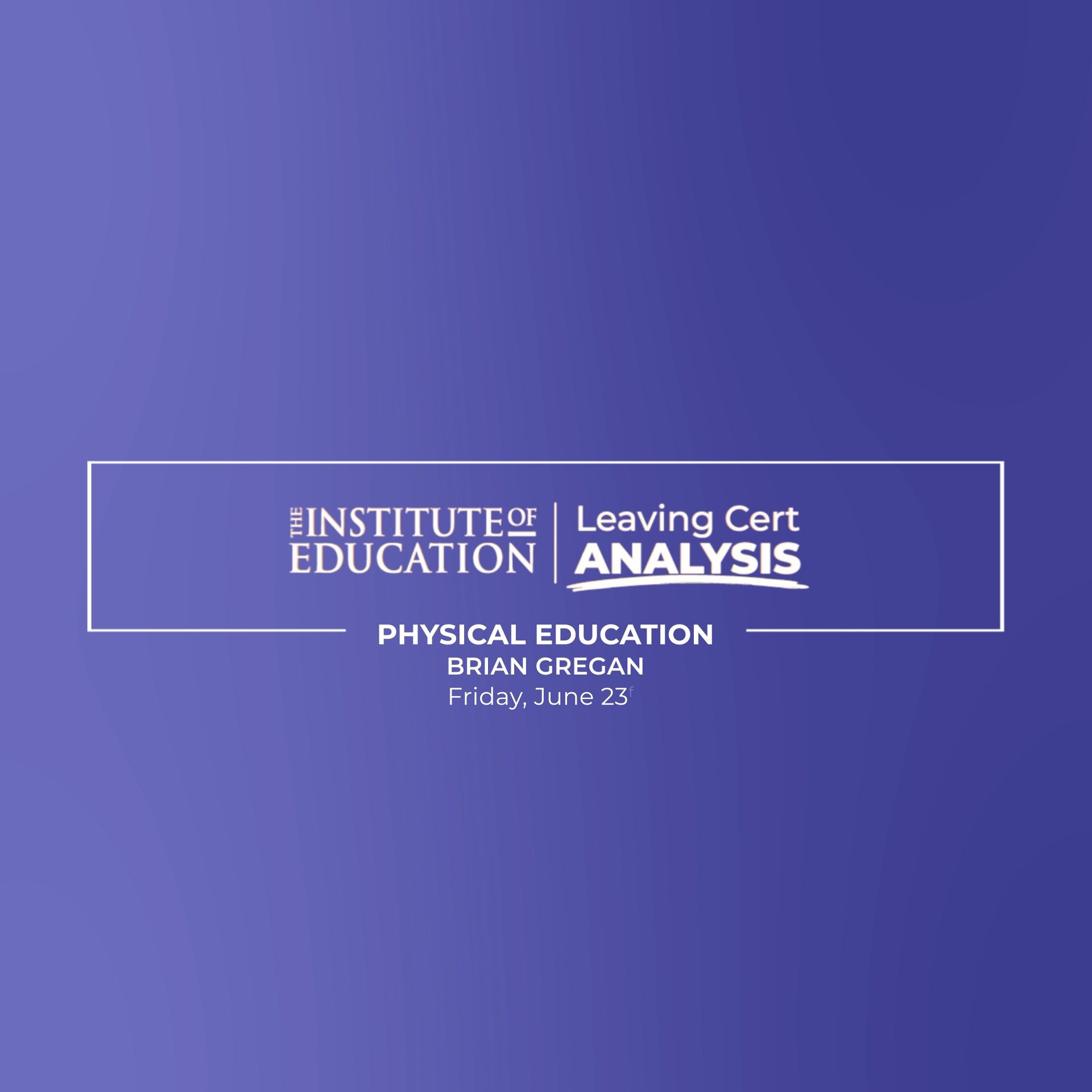 LC PE H Analysis 2023