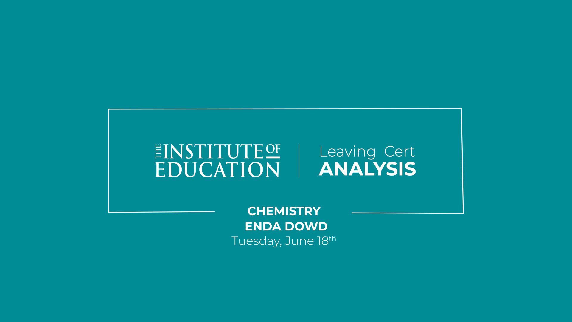 Leaving Certificate Chemistry (H) Review