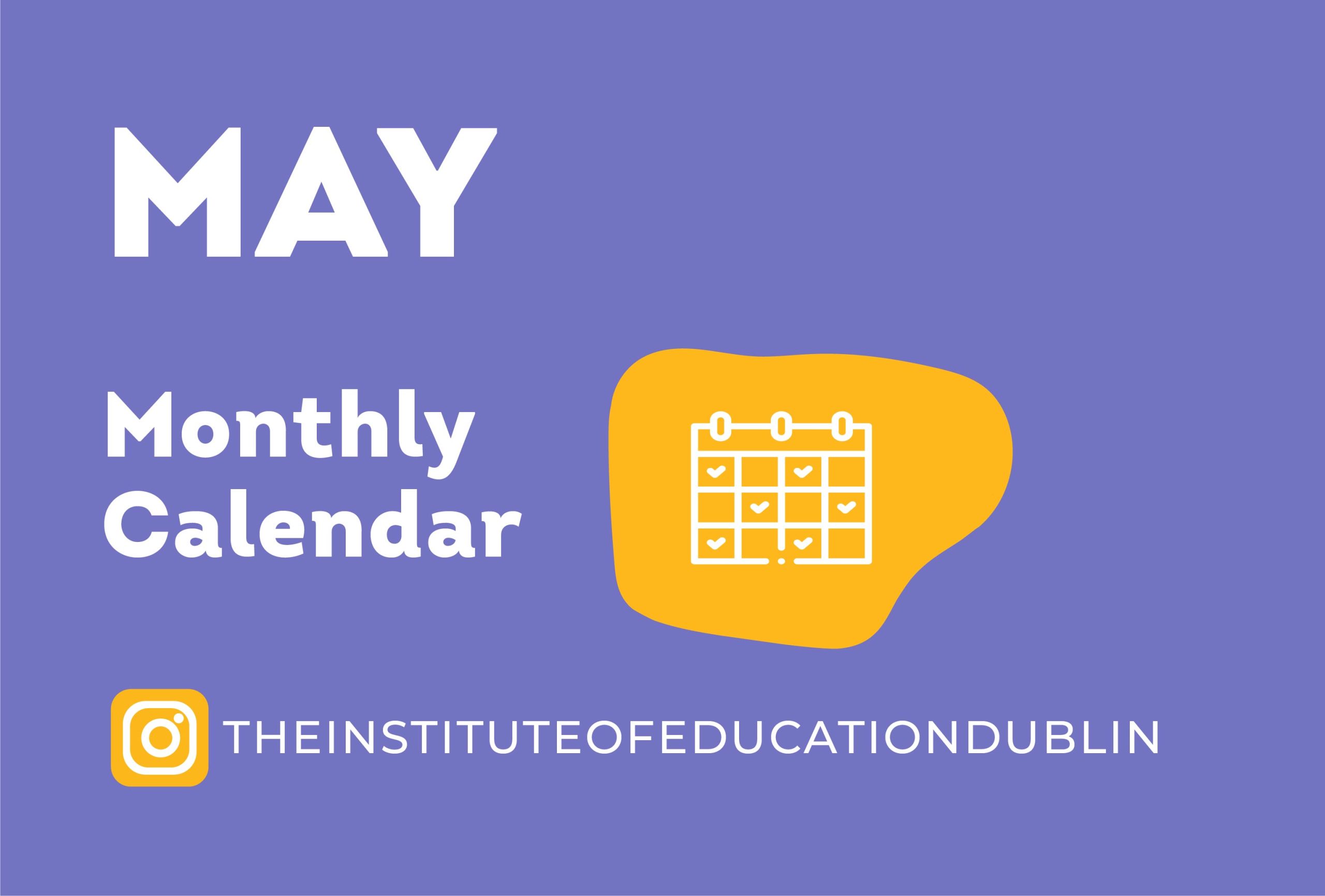 May Monthly Calendar 2025