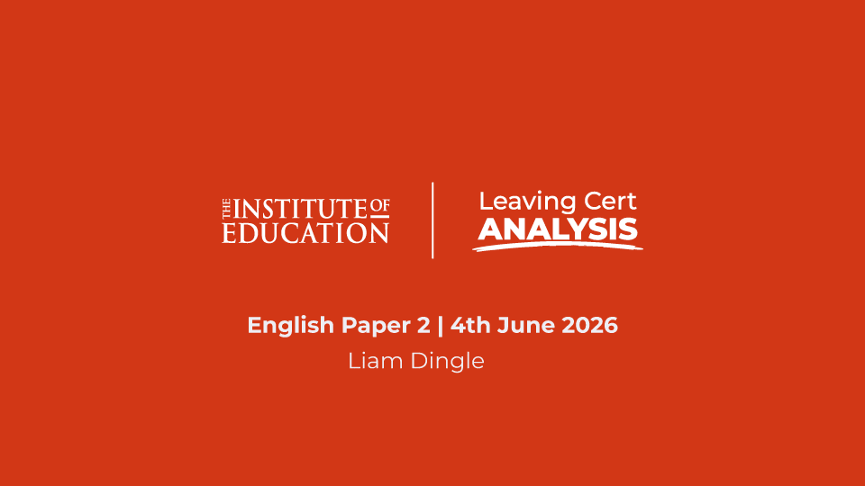 Leaving Certificate English Paper 2 (H) Reaction