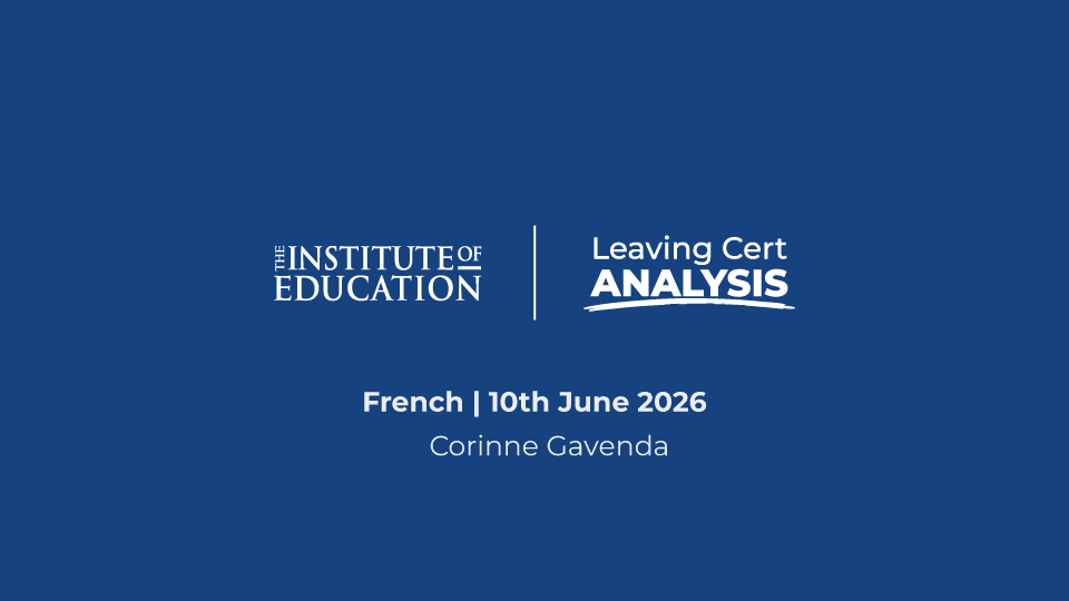 French (H) Leaving Cert Analysis
